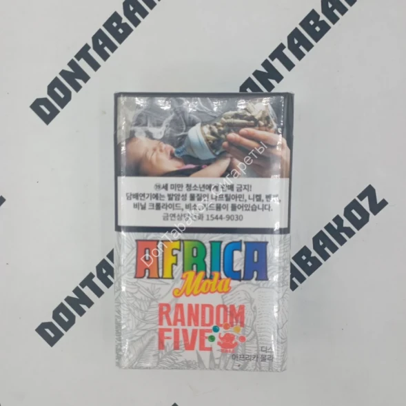 Сигареты Африка (Africa) Mota Random Live Duty Free Корея Микс 