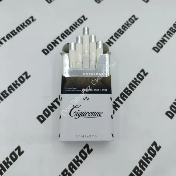 Сигареты Cigaronne Compatto White compact оптом 