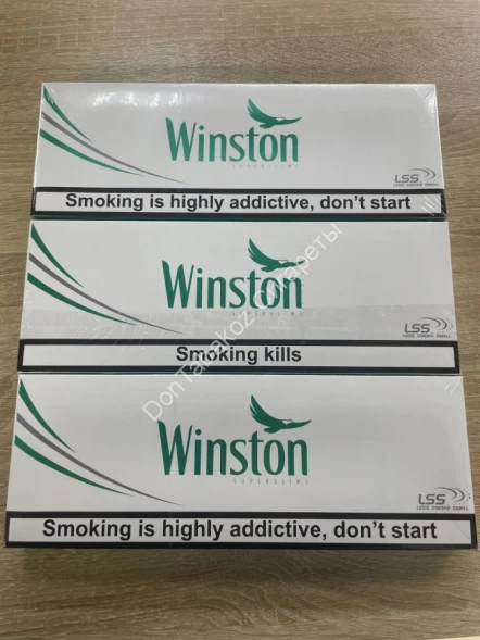 СИГАРЕТЫ ВИНСТОН СУПЕР СЛИМС МЕНТОЛ (Winst0n SUPER SLIMS FRESH MENTHOL) Оптом 