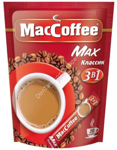 Кофе растворимый MacCoffee Max Классик 20x16г оптом 