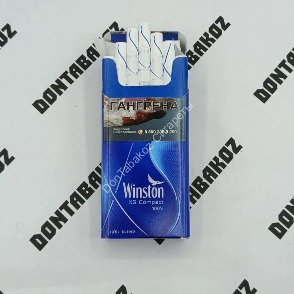 Сигареты Winston XS Compact 100's Blue (Винстон ХС Компакт 100) микс 