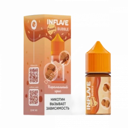 Жидкость для вейпа INFLAVE Карамельный ирис 30 мл оптом       
