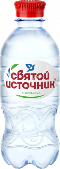 Вода Святой Источник питьевая газированная 0,33 л оптом 