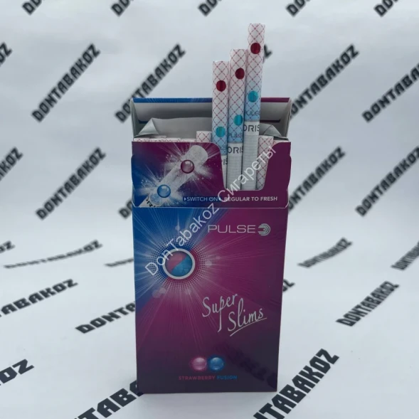 Сигареты Oris (Орис) Pulse Strawberry Fusion Super slims Тамань Оптом 