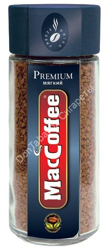 Кофе растворимый MacCoffee Premium в стеклянной банке 100г оптом 