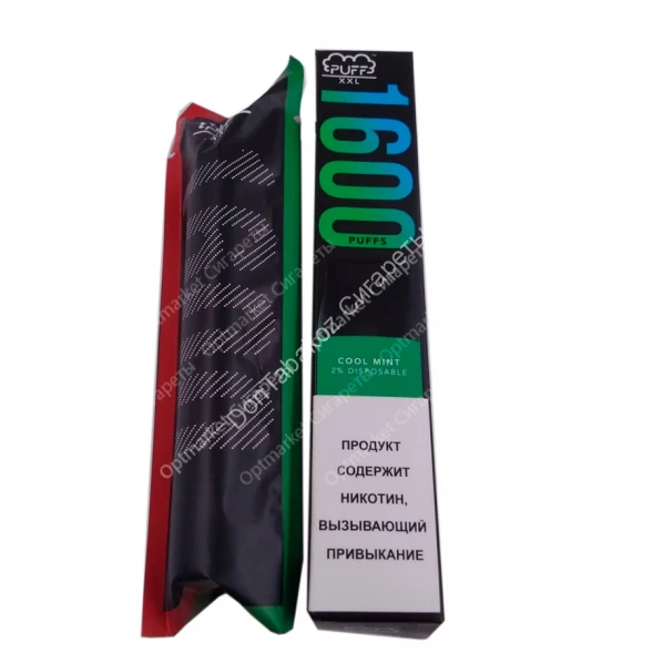 Одноразовые электронные сигареты Puff Bar XXL Освежающая мята оптом 