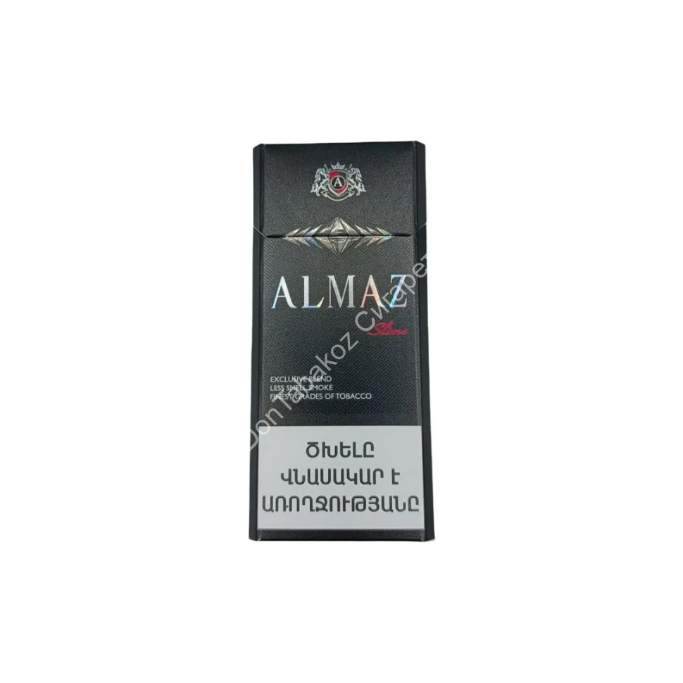 Сигареты Almaz Black Slims оптом купить без предоплаты со склада в Москве |  От одного блока