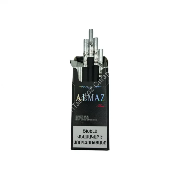 Сигареты Almaz Black Slims оптом купить без предоплаты со склада в Москве | От одного блока | ДОНТАБАКОЗ