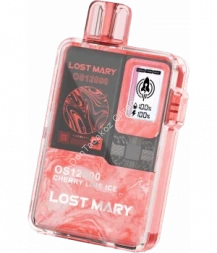 Электронная сигарета Lost Mary OS12000 Вишня лайм лед 20мг ОПТОМ