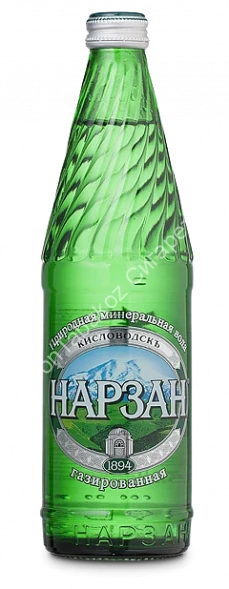 Минеральная вода Нарзан газированная 0,5 Л стекло оптом 