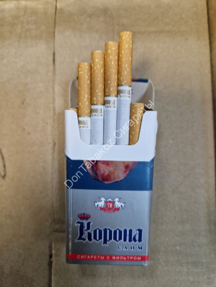Сигареты Корона Слим Серая АКЦИЗ МИКС 