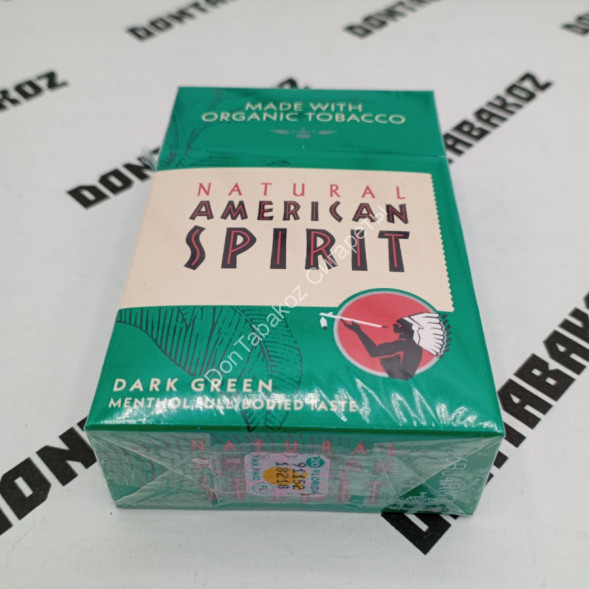 Сигареты American Spirit Dark Green Menthol Оригинал США Микс 