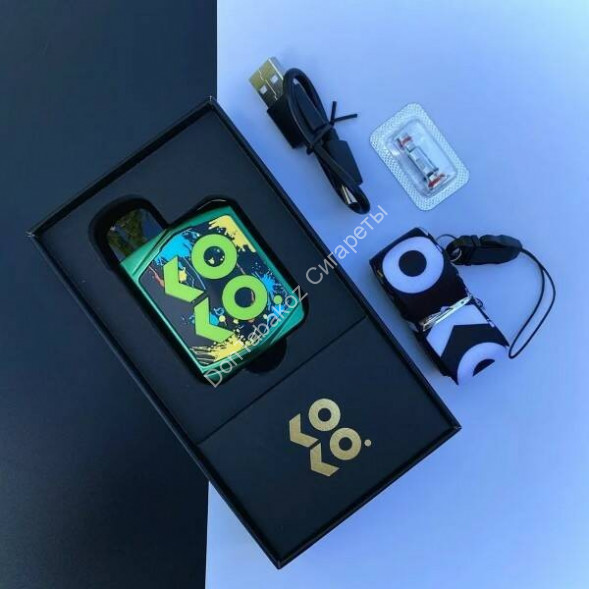 Под система Uwell Caliburn Koko Prime Kit 690 mAh Green (зеленый) оптом 