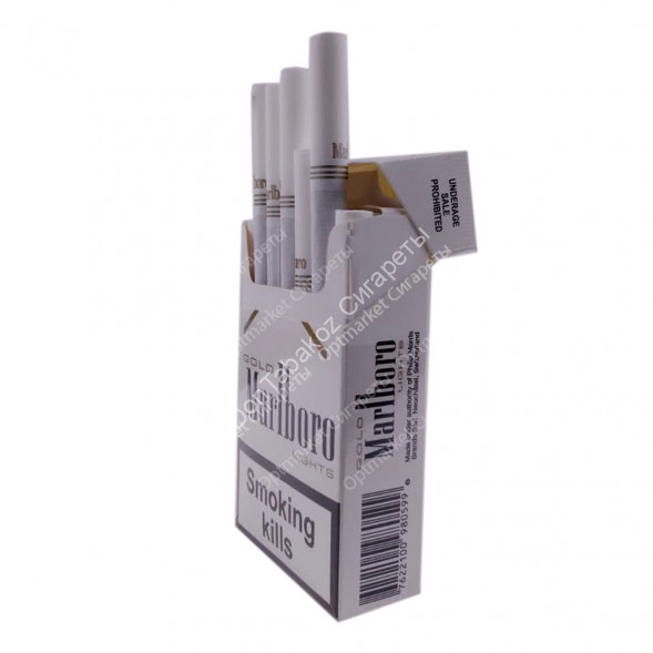 Сигареты Мальборо (Marlboro) Gold Lights duty free оптом 