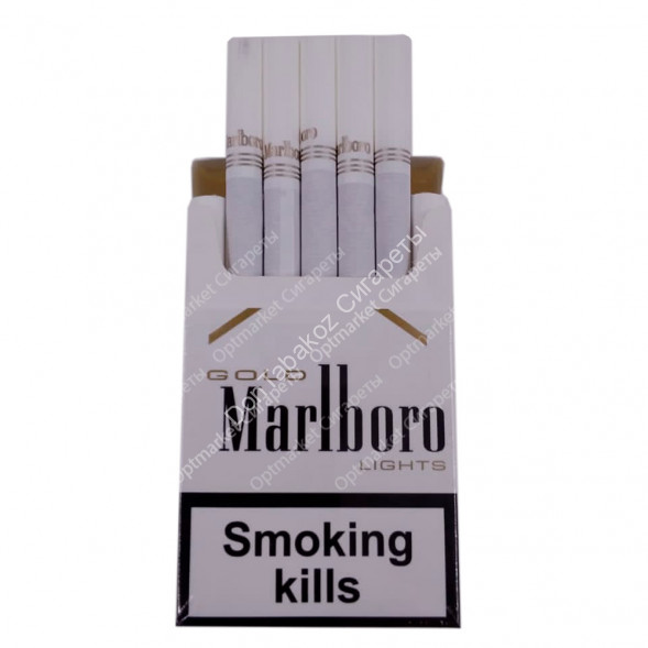 Сигареты Мальборо (Marlboro) Gold Lights duty free оптом 