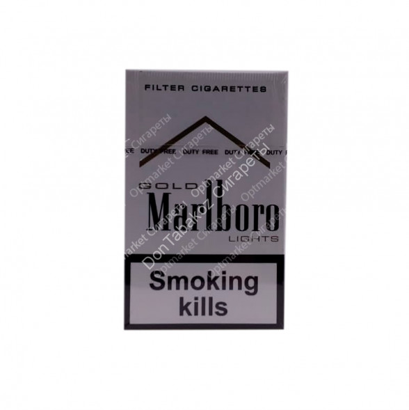 Сигареты Мальборо (Marlboro) Gold Lights duty free оптом 