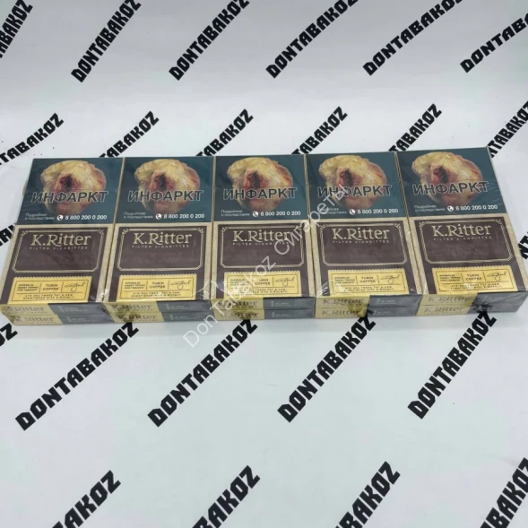  Сигареты K.Ritter Turin Coffee Super Slim Микс 