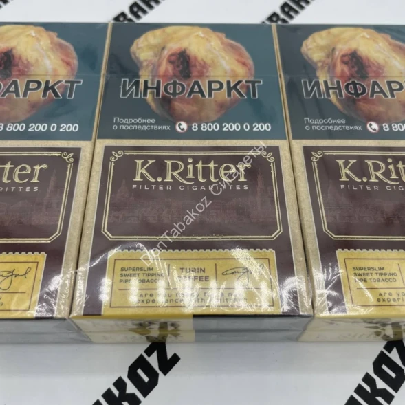  Сигареты K.Ritter Turin Coffee Super Slim Микс 