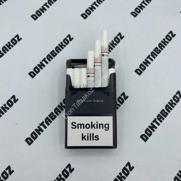 Сигареты Мальборо (Marlboro) Premium Black King Size Оптом 
