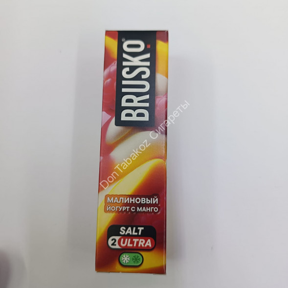 Жидкость BRUSKO SALT 50мг Малиновый Йогурт с Манго 35мл  Оптом 