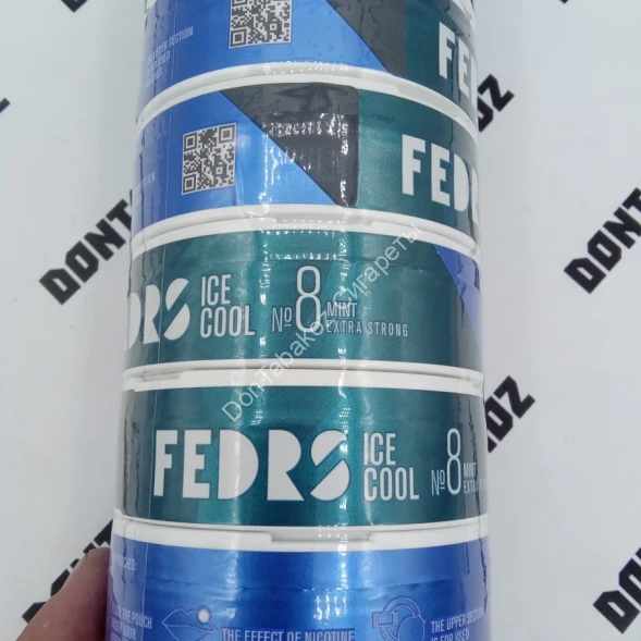 Табак жевательный Fedrs Ice Cool №8 Extra Strong - Крепкая мята оптом 