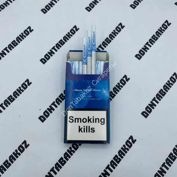 Сигареты Парламент (Parliament) Aqua Super Slims Оптом 
