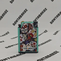 Зажигалка 2 в 1 Турбо и кремень МИКС