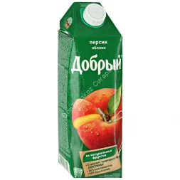 Нектар Добрый персик-яблоко 1 л оптом