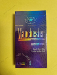 Сигареты Manchester (Манчестер) Blue Mist Fusion Superslims оптом