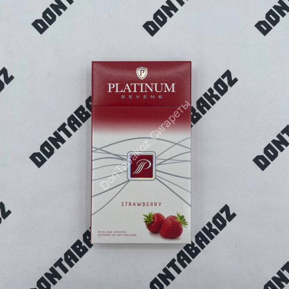 Сигареты Платинум Севен (Platinum Seven) Strawberry SuperSlims Оптом 
