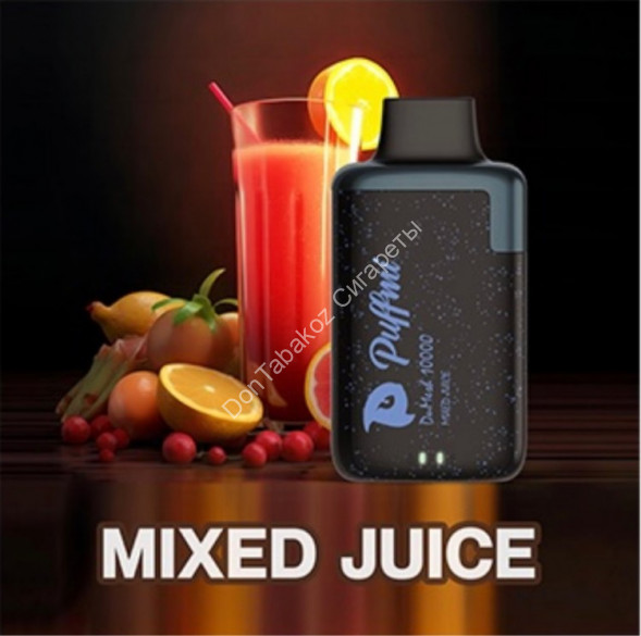 Электронная сигарета Puffmi DuMesh ( Сочный микс ) 10000 затяжек оптом 
