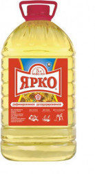 Масло подсолнечное Ярко 5л оптом