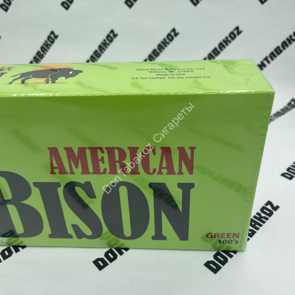Сигареты American Bison Green 100s Микс 