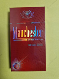 Сигареты Manchester (Манчестер) Red Berry Fusion SuperSlims оптом
