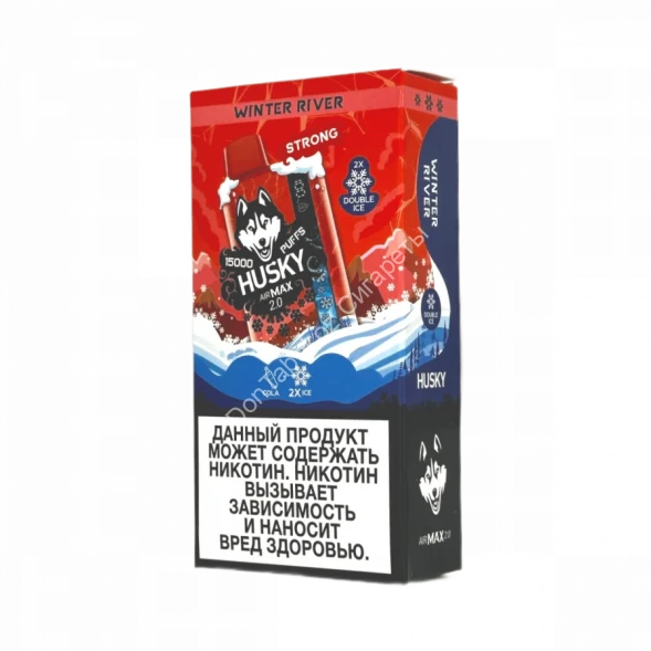 Электронная сигарета HUSKY AIRMAX 2.0 15000 Strong Ледяная кола 20мг ОПТОМ      