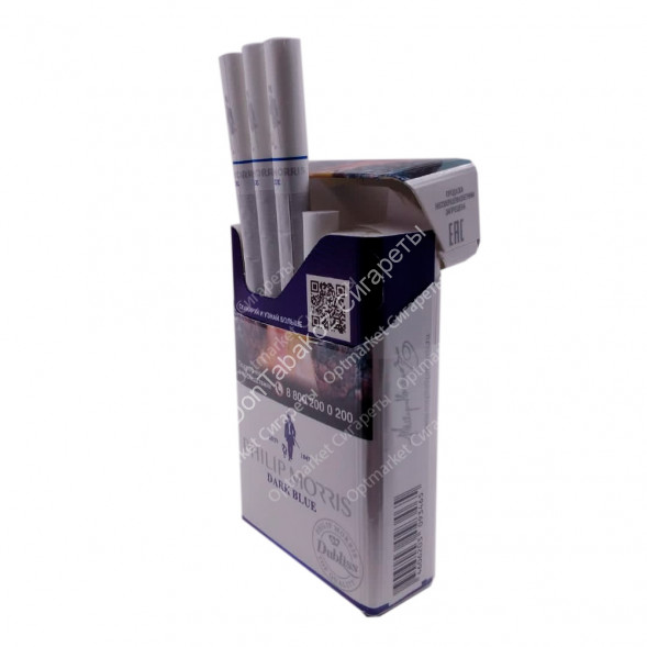 Сигареты PHILIP MORRIS Dark Blue оптом 