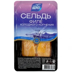 Филе сельди Балтийский берег холодного копчения 250 г оптом