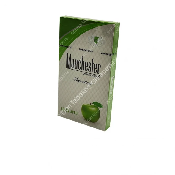 Сигареты Manchester (Манчестер) Green Apple Superslims МИКС 