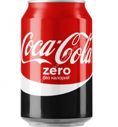 Газированный напиток Coca-Cola Zero 0,33 л оптом