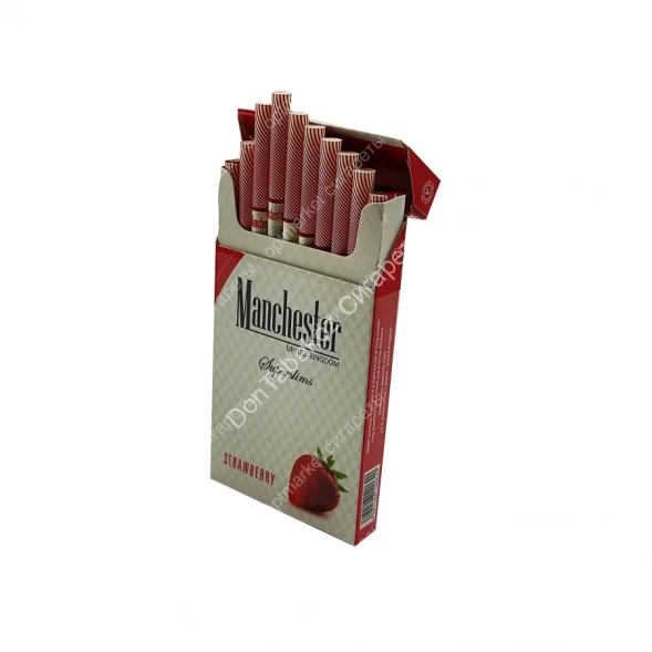 Сигареты Manchester (Манчестер) Strawberry Superslims МИКС 