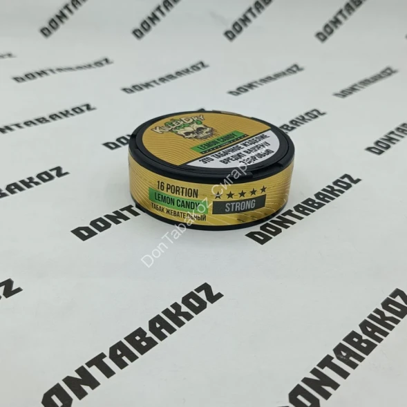 Табак жевательный Killer Dry Lemon Candy (Лимонные леденцы) Strong 10 г оптом 