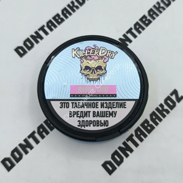 Табак жевательный Killer Dry Bubblegum (Бубль-гум) Strong 10 г оптом 