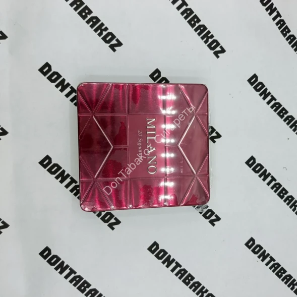 Сигареты Milano Strawberry (Милано Клубника) в жестяном портсигаре оптом 