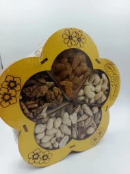 Подарочный набор орехов № 7 в деревянной упаковке (200-250)г оптом