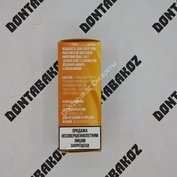 Жидкость Duall Ледяное манго с апельсином HARD 30мл ОПТОМ              