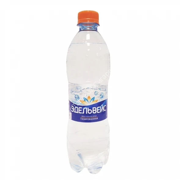 Вода газированная минеральная Эдельвейс 0,5 л оптом 