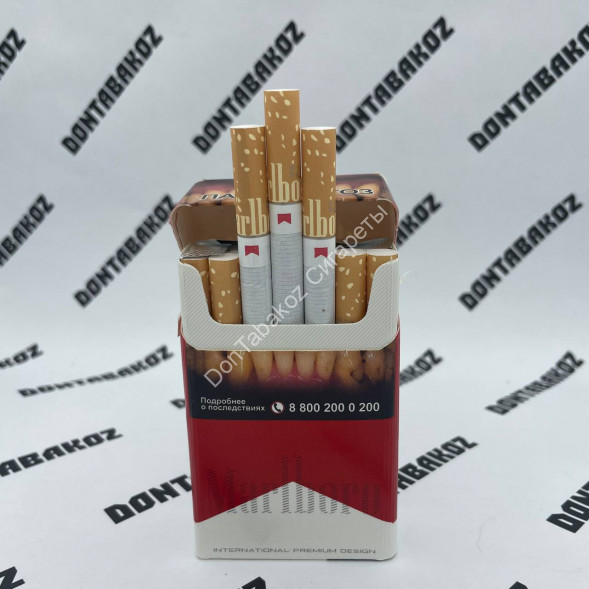 Сигареты Мальборо (Marlboro) Red Россия Акциз дубль Оптом 