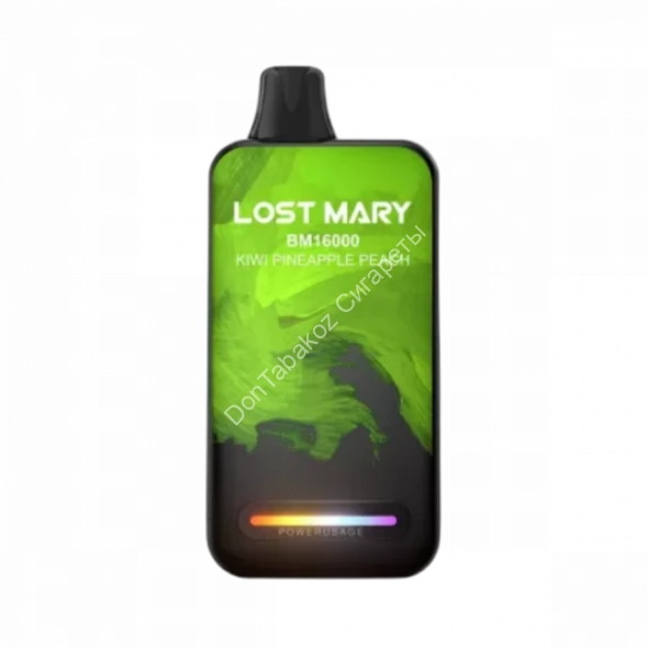 Электронная сигарета  Lost mary  BM 16000 Киви ананас персик 20мг (2%) оптом  