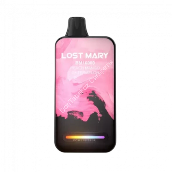 Электронная сигарета  Lost mary  BM 16000 Манго персик арбуз 20мг (2%) оптом   