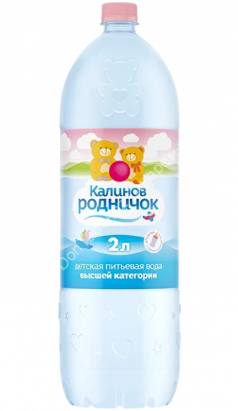 Вода детская питьевая Калинов Родничок негазированная 2 л оптом 
